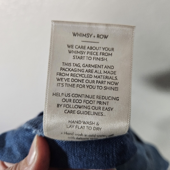 Whimsy + Row Flora Wide Cropped Leg Pant Size M - Picture 15 of 15